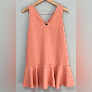 Banana Republic Coral Pink Mini Dress